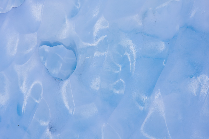 Hole In Ice Wall